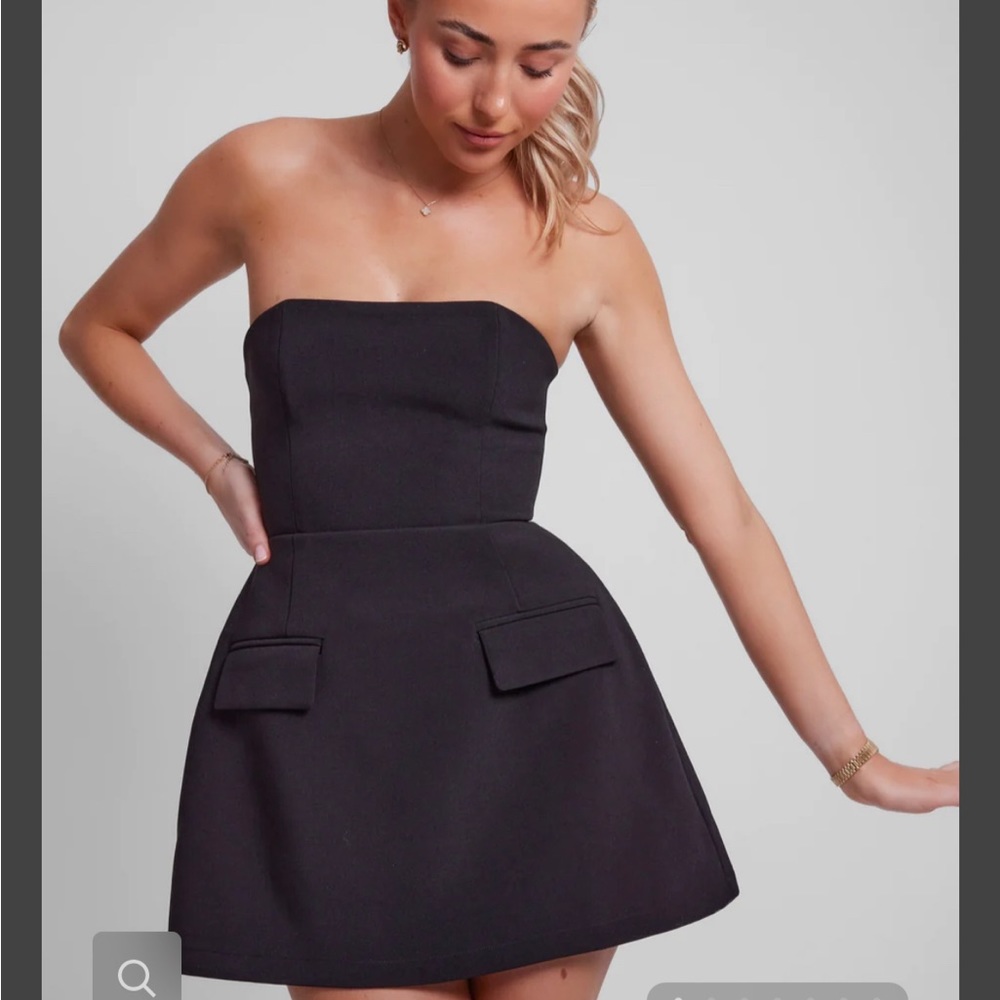 odd muse London strapless dress
